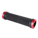 1pair Cycling Skid-Proof Grips Anti-Skid Plastic Bicycle Handlebar (Red)