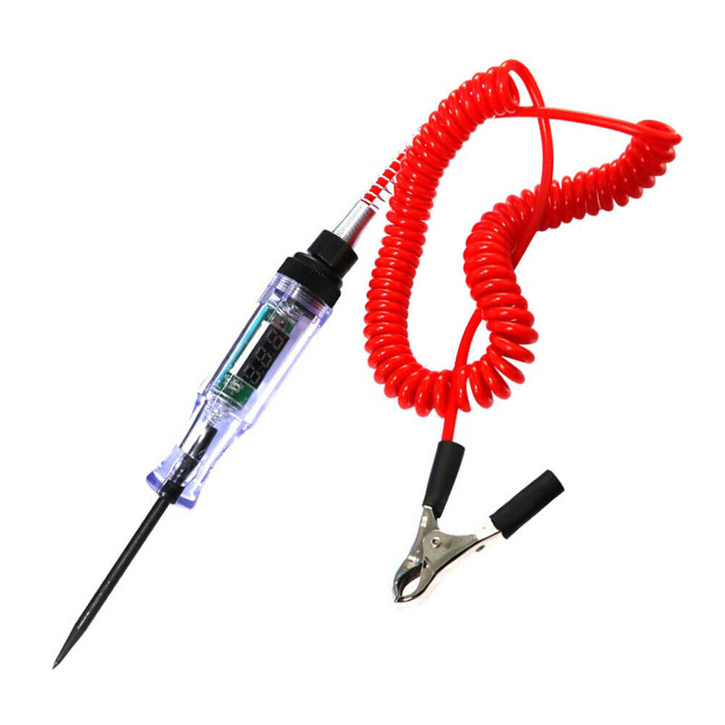 Professional Long Probe Pen Digital Display Auto Voltage Tester Repair Tool