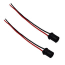 2pcs T10 W5W 147 LED Bulb Socket Harness Female Plugs Connectors Car Styling