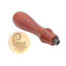 Retro Wax Seal Envelope Stamps DIY Plant Pattern Wedding Invitations Sealing