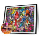 5D Diamond Painting Kit DIY Colorful Birds Full Square Drill Mosaic Picture Wall