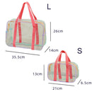 Summer Beach PVC Clear Handbag Travel Jelly Waterproof Large Wash Bag (S)