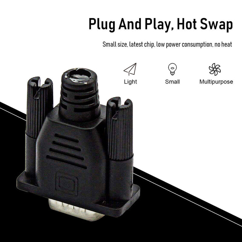 VGA EDID Dummy Plug 1080P Virtual Screen Display Emulator for Headless Computers