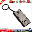 Three-Pipe Keychain Whistle EDC High Decibel Emergency Whistles (Black) Newly