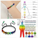 7 Chakra Healing Balance Beads Bracelet Yoga Life Energy Bracelet Jewelry