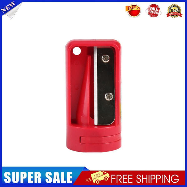 Woodwork Carpenter Pencil Sharpener Narrow Shaver Tool Stationery (Red)