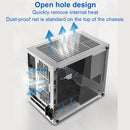 Gaming PC Case Computer Cabinet Portable Mini A4 Desktop Chassis for ITX 170x170