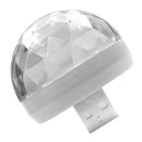 Car LED Atmosphere Lamp USB Mini RGB Decorative Light Auto Styling (White)