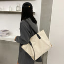 Fashion Big Capacity Shoulder Bag Nylon Waterproof Handbag Simple Shopping Totes