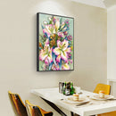 Full Round Diamond Painting Lilies Rhinestone Mosaic Home Wall Art Craft Decor
