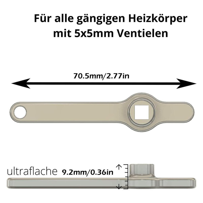 Radiator Ventilation Handle Heating Valve Outlet Wrench Heat Dissipation ~