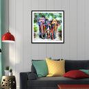 5D DIY Full Drill Diamond Painting Elephant Embroidery Mosaic Craft Kits Deco