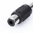 4pcs RCA/AV Female to 6.35mm 1/4 Inch Male Mono Audio Adapters Connecters Newly