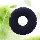 Inflatable Round Seat Cushion Massage Medical Hemorrhoid Pad (Dark Blue) Newly