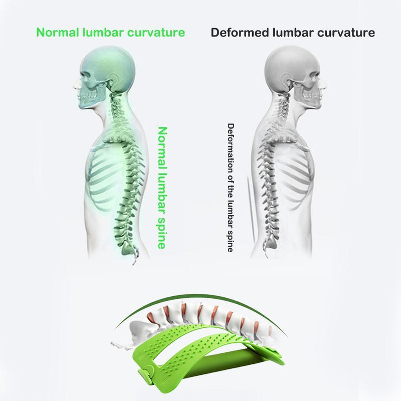 Stretch Equipment Back Massager Magic Stretcher Fitness Lumbar Support (W1)