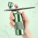 Gun Face Nano Fog Mini Air Compressor Kit Nano Ionic Oxygen Injector Air-Brush