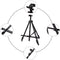 Portable Adjustable Metal Sketch Easel Aluminum Alloy Stand for Drawing Painting