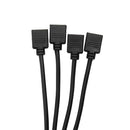 Female to Female 3528/5050 RGB LED Strip Light Connector Cable (1 to 4) Newly