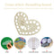 DIY Embroided Hollow Thread Board Wooden Home Cross Stitch Needle Sewing Tool