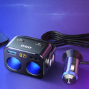 Car Charger Socket Dual USB Charger Car Cigarette Lighter Auto Accessories