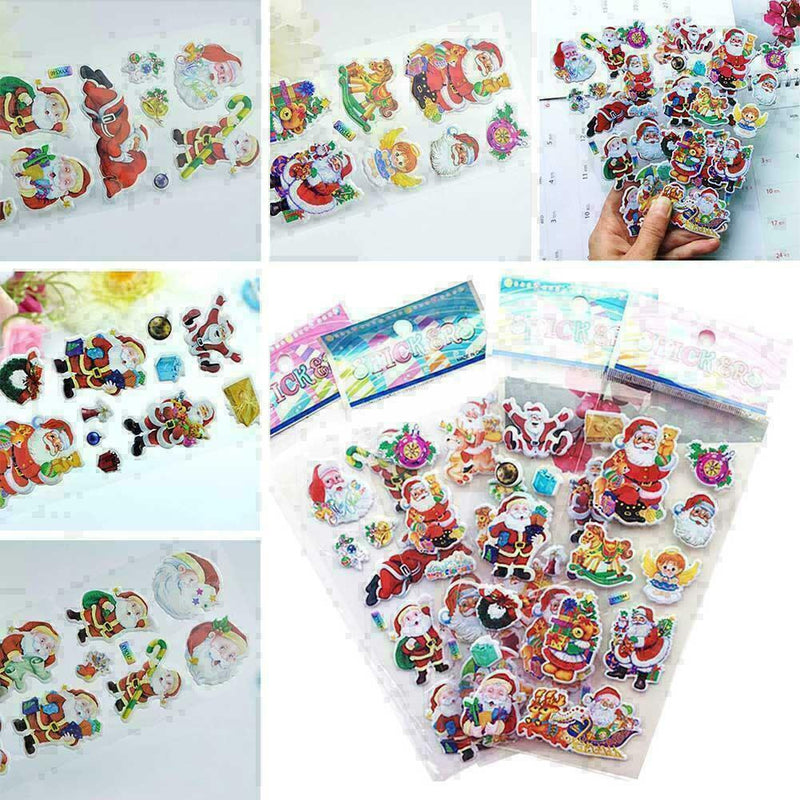Cartoon Stationery Label Snowman Santa Claus Christmas T0T7 L0Z0 N8K2 K4E3 B7U7