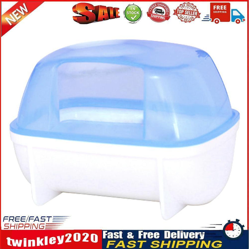 Hamster Cage Bathroom Bathtub Toilet Plastic Small Pet Sauna Bath Basin Newly