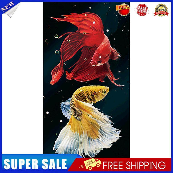 Two Fish Oil Paint By Numbers DIY Handpainted on Canvas Wall Art Picture