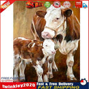 Diamond Painting 5D DIY Cow Calf Full Round Drill Rhinestone Picture Kit Newly