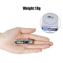 Keychain LED Flashlight Mini Pocket Torch for EDC Emergency (Fluorescent) Newly