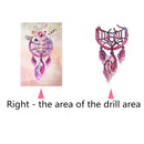 Flower Dream Catcher Round DIY Diamond Painting Embroidery Cross Stitch