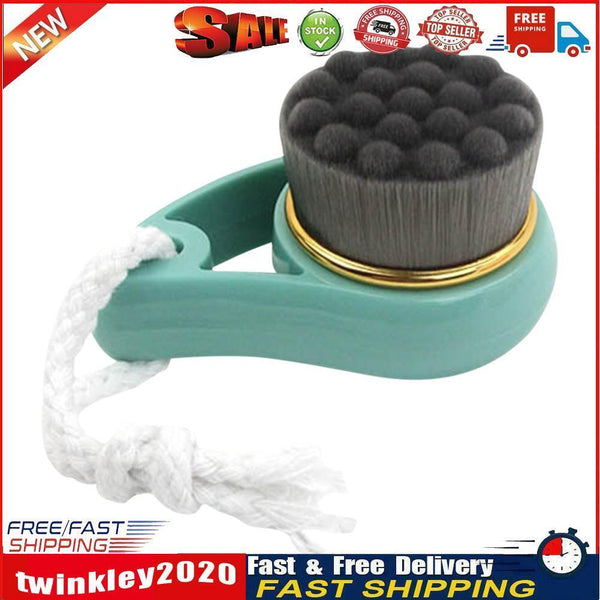 Face Washing Massage Brush Pores Cleansing Brush for Makeup Tools (Green) Newly