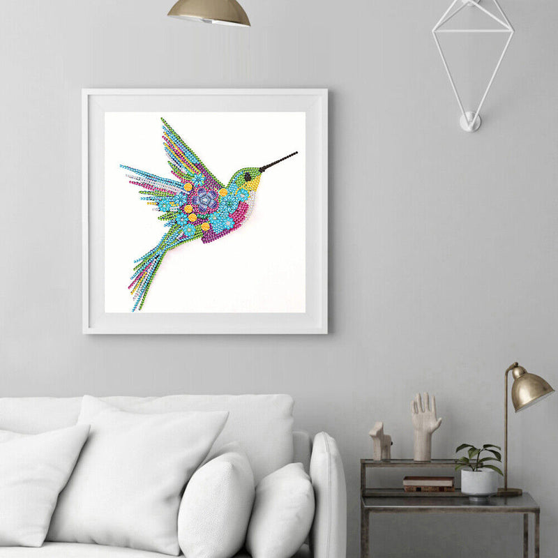 5D Partial Special Shaped Diamond Painting Hummingbird Poster Kit (up251) Newly