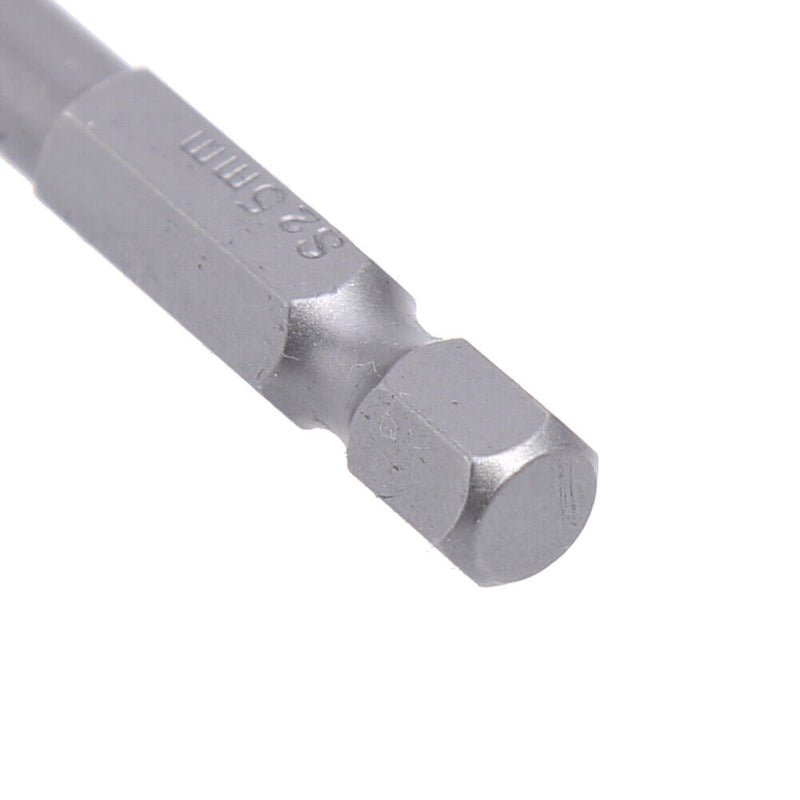 7pcs Magnetic S2 Steel Ball End Hexagon Head Hex Screwdriver Bits Drill Set