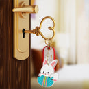 2x DIY Full Special Shape Diamond Painting Keychain Bag Decor Kit (DYSK14)
