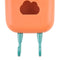 Phone Wall Mounted Holder Detachable Hook Plug Charging Organizer (Orange) Newly