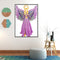 Diamond Painting Rhinestone 5D Special Shaped DIY Mosaic Kit Purple Angel Newly