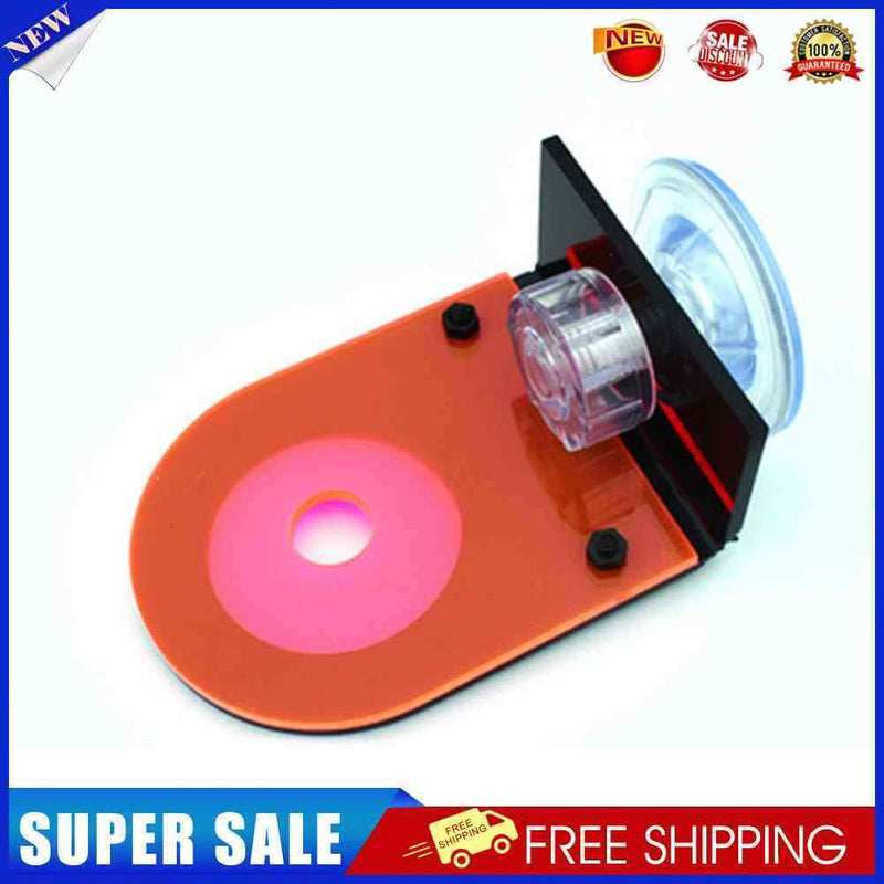 Fish Tank Coral Frag Rack Aquarium Reef with Plugs Suction Holder (Red)