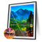 5D Full Round Drill Mountain and River Diamond Painting Kit for Home Art Decor
