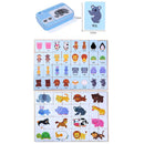 32pcs Iron Box Early Educational Cards Baby Enlightenment Toys (Animal) Newly