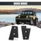 1 Pair Aluminum Alloy Door Hinge for Jeep Wrangler JK 07-17 Replacement Parts