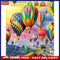 Hot-air Balloon Frameless Picture Oil Paint By Numbers Hand Painted Picture