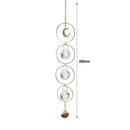 Moon Sun Ball Crystal Hanging Metal Pendant Garden Decor (24)