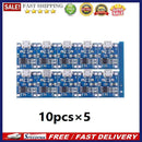 50Pcs 5V Mini USB 1A TP4056 Lithium Battery Charging Board Power Charger Mo
