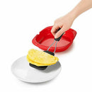 Microwave Silicone Omelet Maker Bakeing DIY Family Pizza Home NEWS B3X6