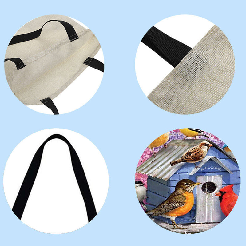 The Dragon Good Garden Lady Bungalow Printed Shoulder Bag Shopping Bag