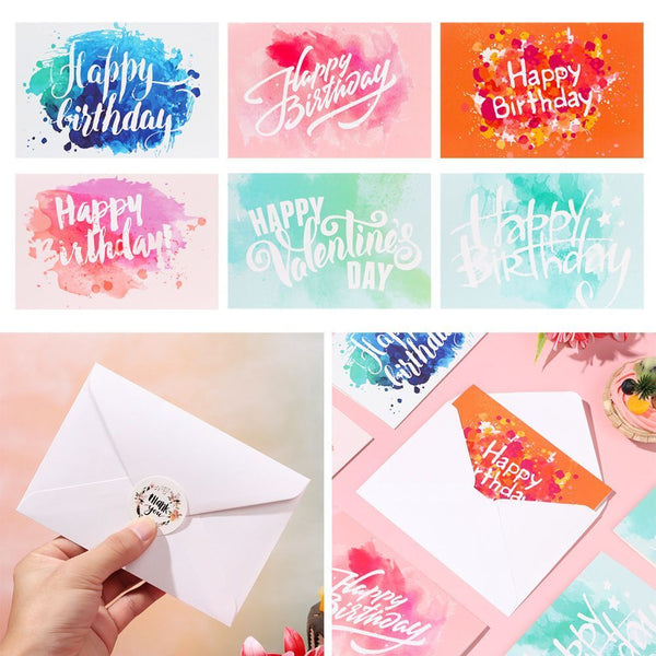 Wishes Thanks Card Message Cards Greeting Card Happy Birthday Party Supplies