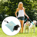 Pets Garbage Poop Bag Dispenser Dog Waste Bag Holder Organizer (Light Blue)