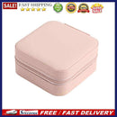 Flannel PU Jewelry Organizer Travel Portable Mini Earrings Display Storage Box