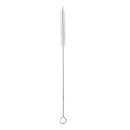 10pcs Nylon Tube Straw Brushes Set Glasses Keyboards Cleaning Brush (White)