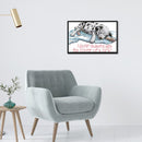 Full/Partial Cross Stitch Cotton Dog 14CT Handiwork DIY Stamped Wall Craft Kit